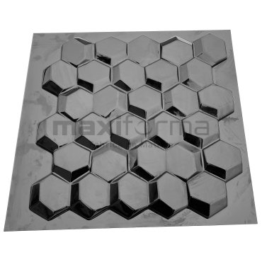 Matrite Panouri Decorative 3D, Model Hexagon Arte, 50x50x2cm