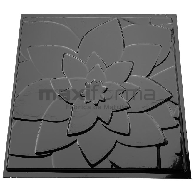 Matrite Panouri Decorative 3D, Model Floare Lotus, 50x50x2cm