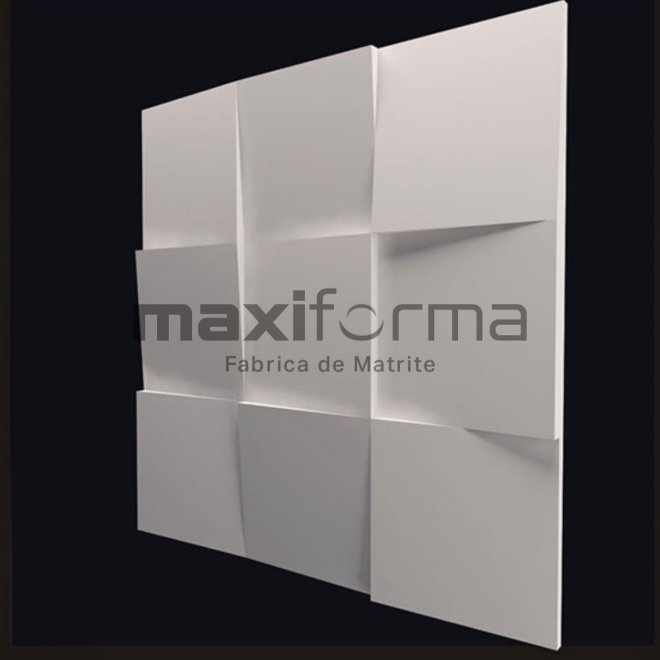 Matrite Panouri Decorative 3D, Model X si Zero, 50x50x2cm