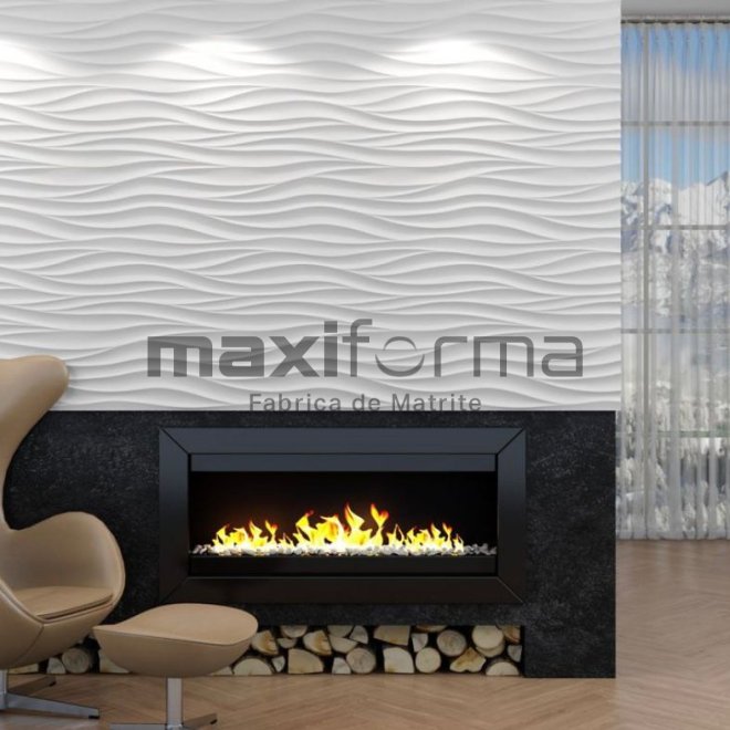 Matrite Panouri Decorative 3D, Model Cursiv, 50x50x2cm