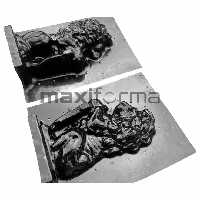 Matrite Leu cu Scut (set 2 bucati fata si spate) – 40cm inaltime