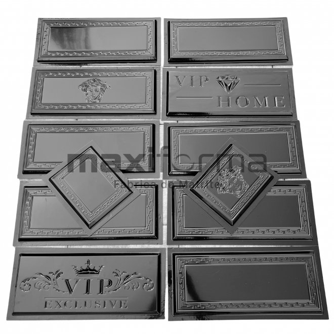 SET 1 mp (10 + 2 Jumatati Cadou) Matrite Travertin Lux - 3 cu margine tesita, 50x20x1.9cm