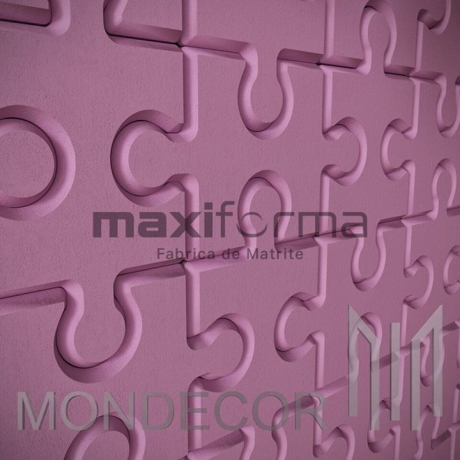Matrite Panouri Decorative 3D, Model Puzzle, 50x28.5x2cm