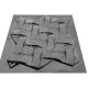 Matrite Panouri Decorative 3D, Model Abstract Arte, 50x50x2cm