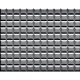 Set Matrite gard panou intreg format din 5 matrite mijloc (200x30cm) si 2 stalpi Piatra, Model – Patrate